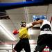 Azteca fighter Cameran Pankey boxes Soul City competitor Marcos Pecina on Friday, July 19. Daniel Brenner I AnnArbor.com